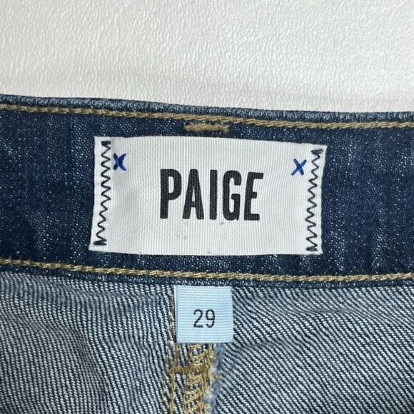 Paige | Jimmy Jimmy Short Factory Distressed Denim Shorts - Picture 2 of 5